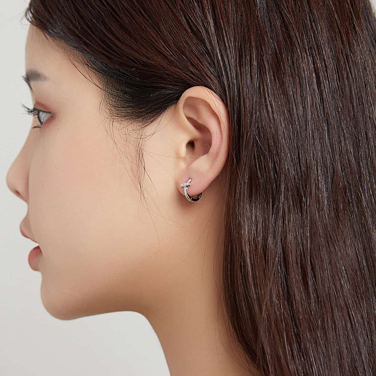 Cercei din Argint 925 -Triangular ear buckles 1.7g