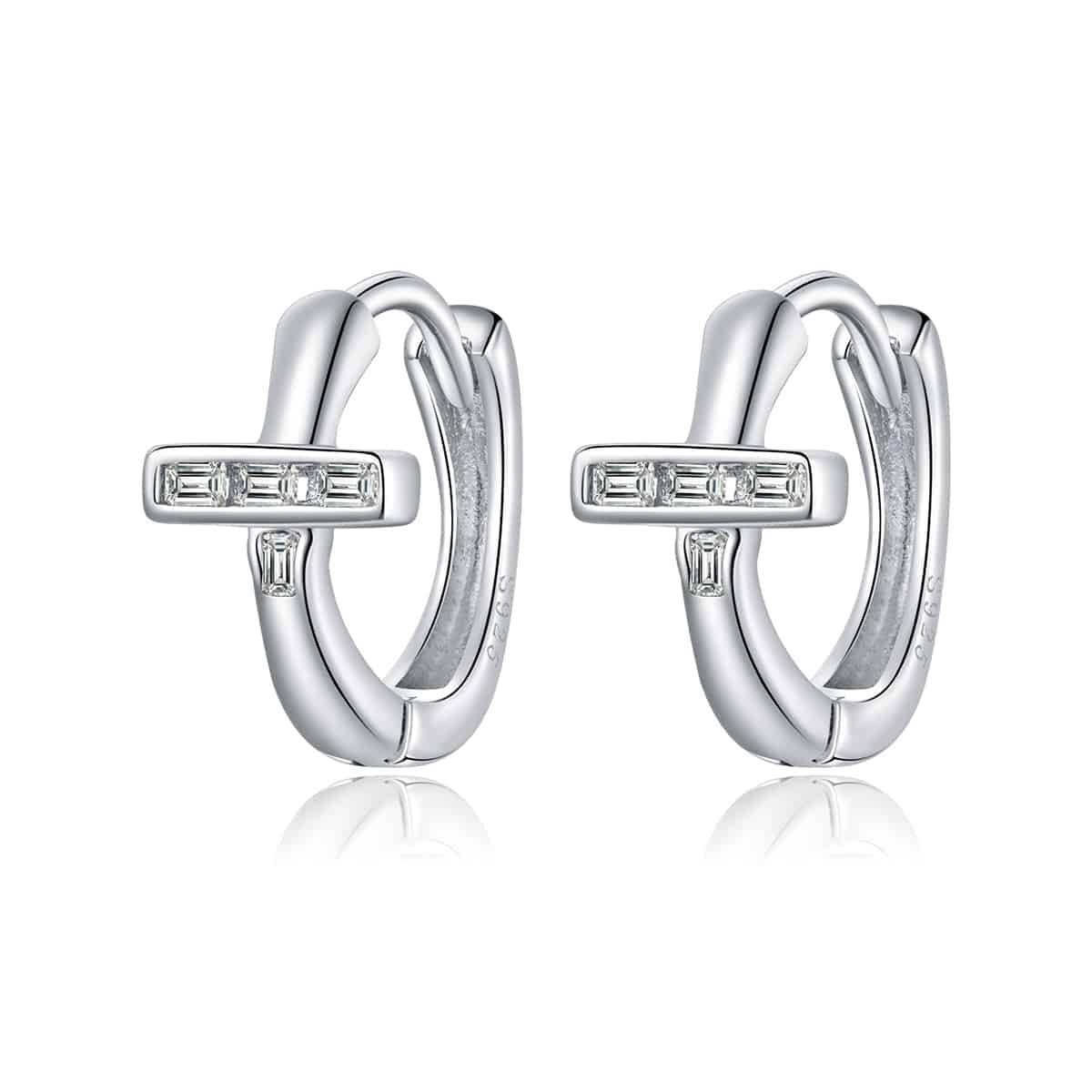 Cercei din Argint 925 -Triangular ear buckles 1.7g