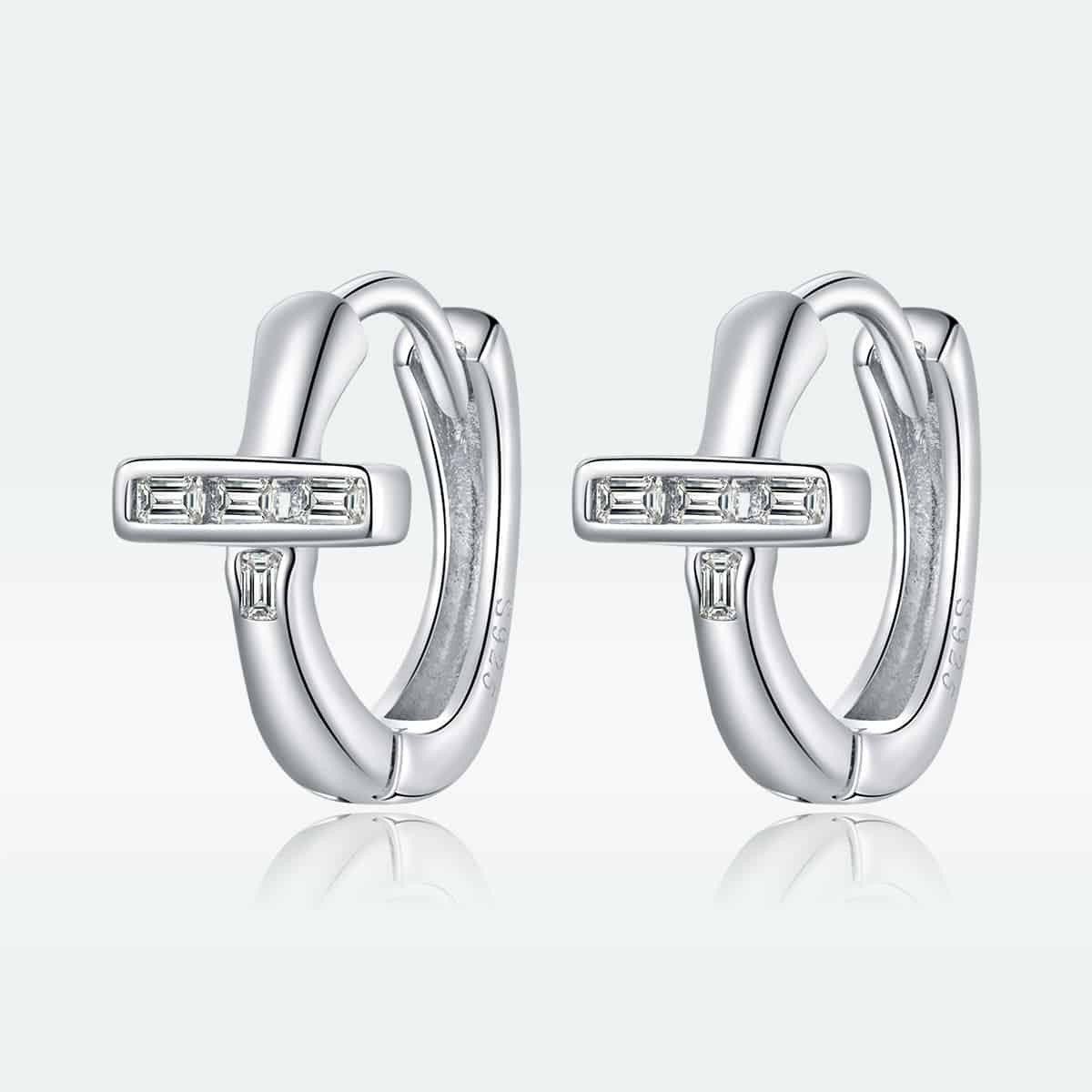 Cercei din Argint 925 -Triangular ear buckles 1.7g