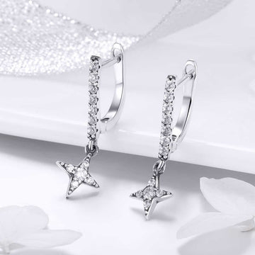 Cercei din Argint 925 TWINKLING NIGHT 2.5g