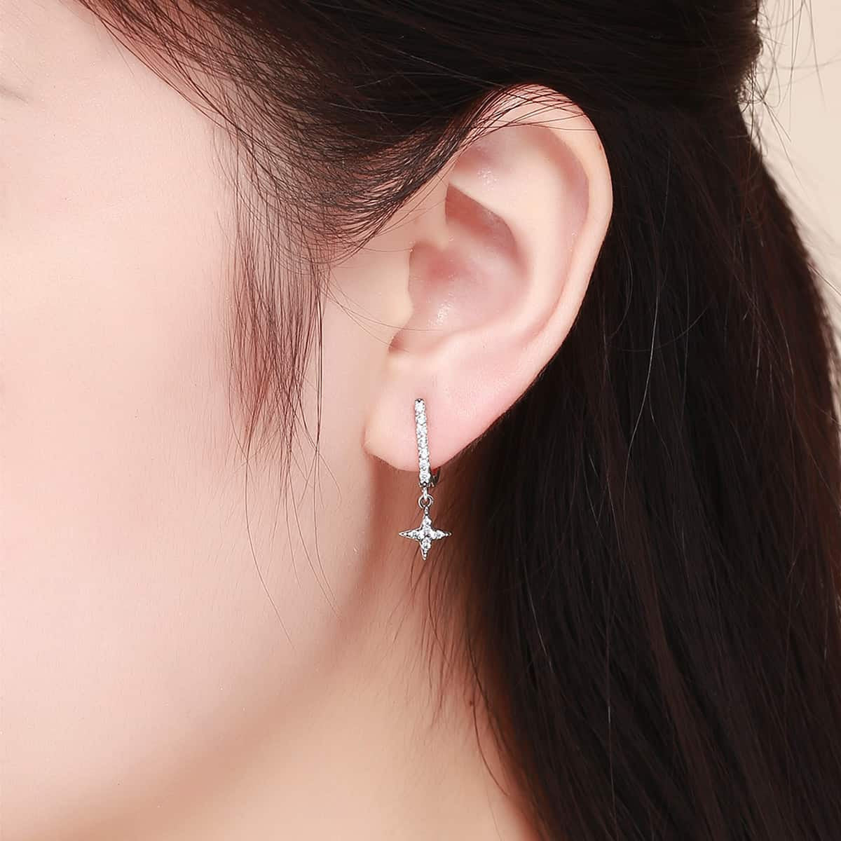 Cercei din Argint 925 TWINKLING NIGHT 2.5g