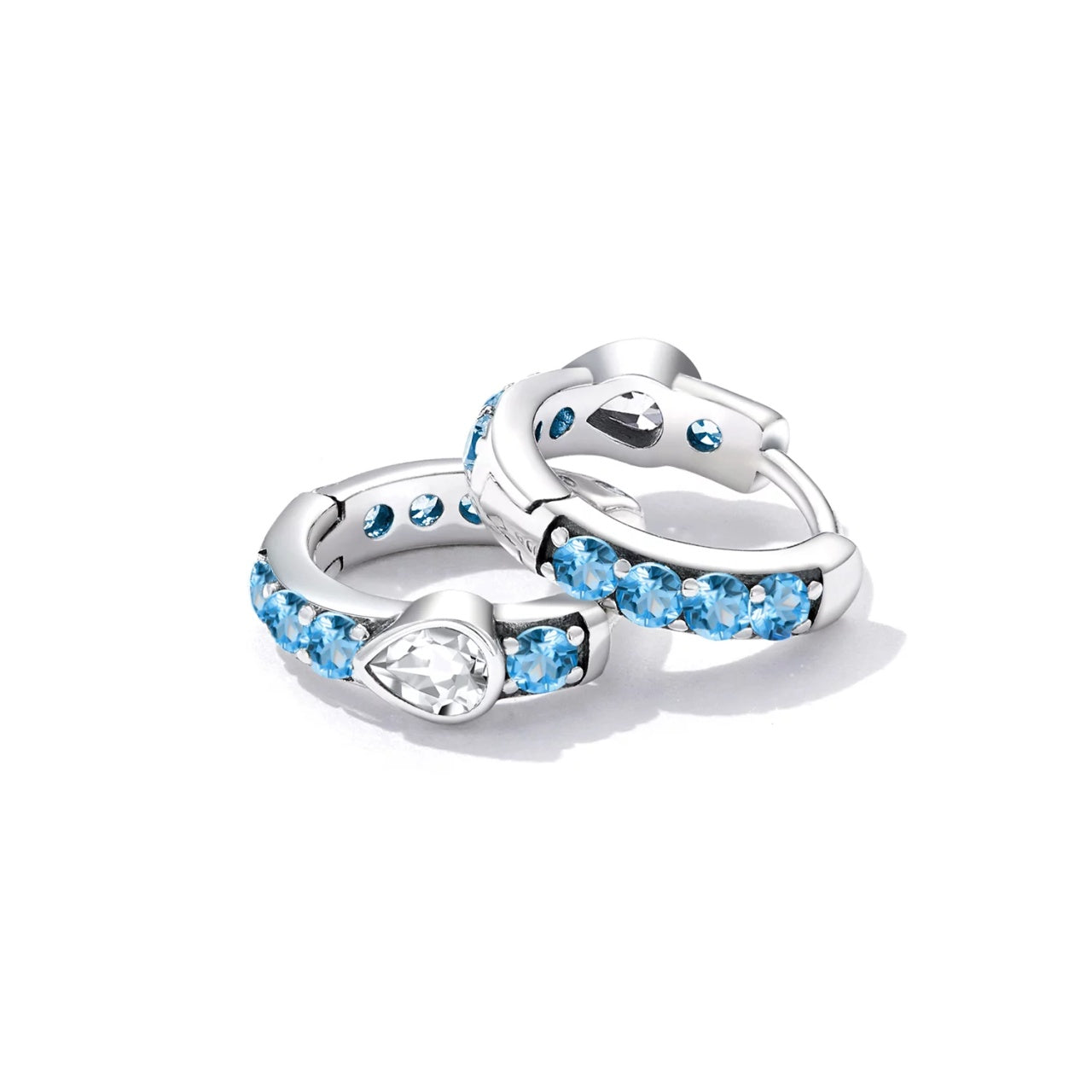 Cercei din argint Water Drop, Argint 925, Pentru Femei