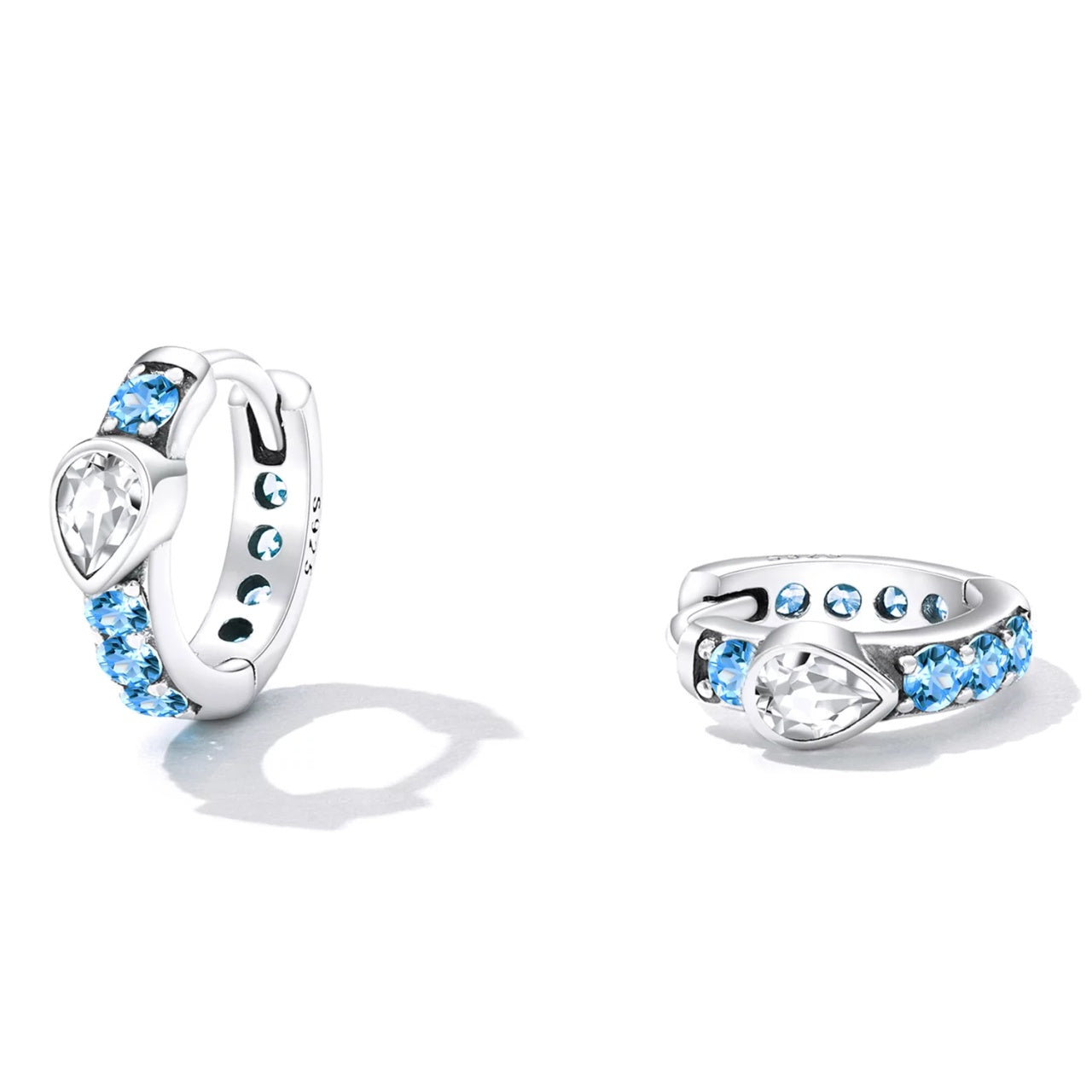 Cercei din argint Water Drop, Argint 925, Pentru Femei