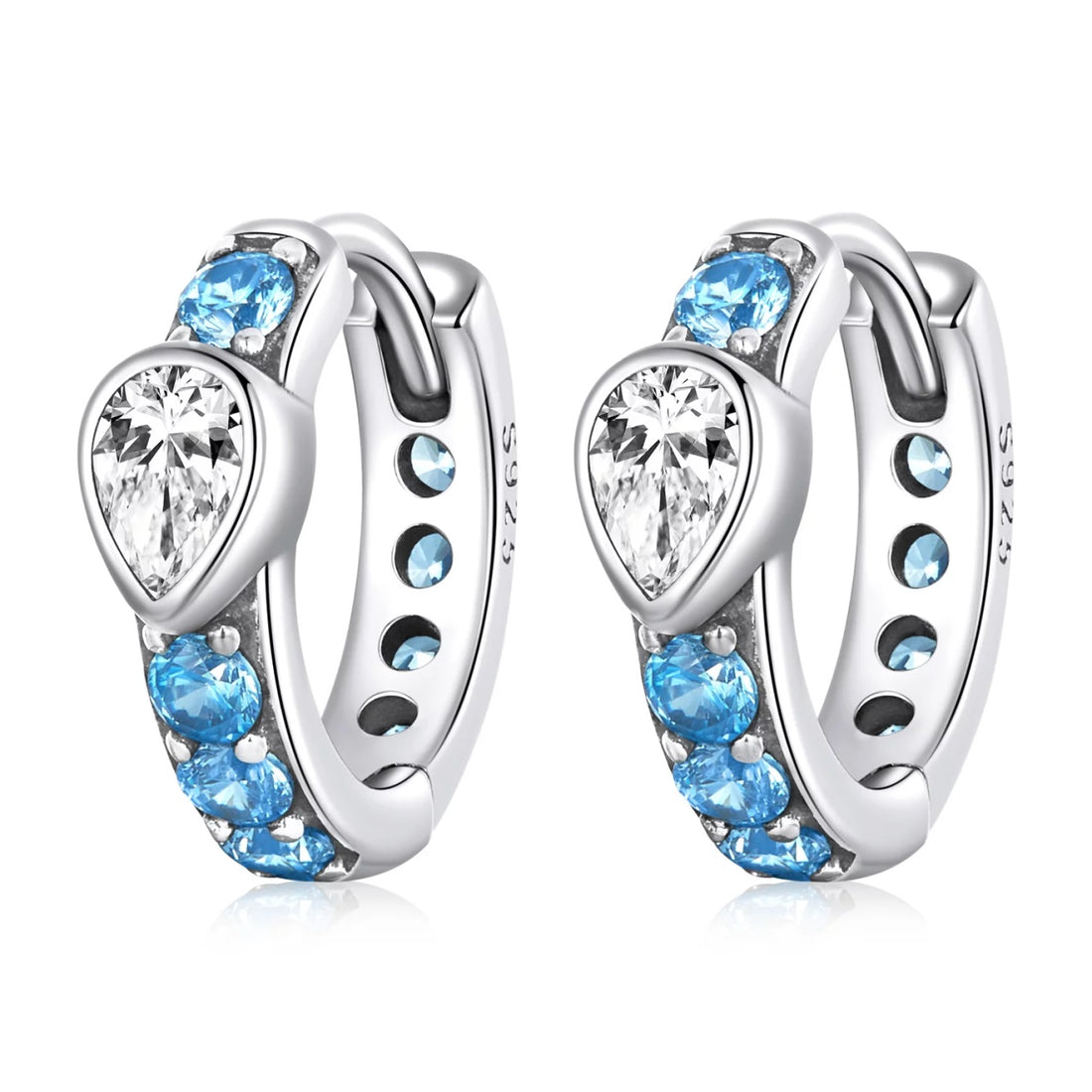 Cercei din argint Water Drop, Argint 925, Pentru Femei