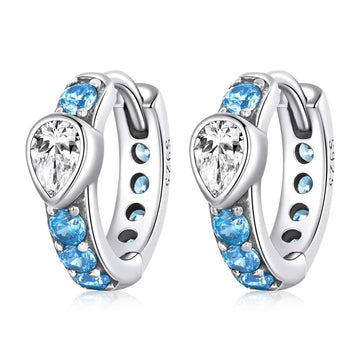 Cercei din argint Water Drop, Argint 925, Pentru Femei