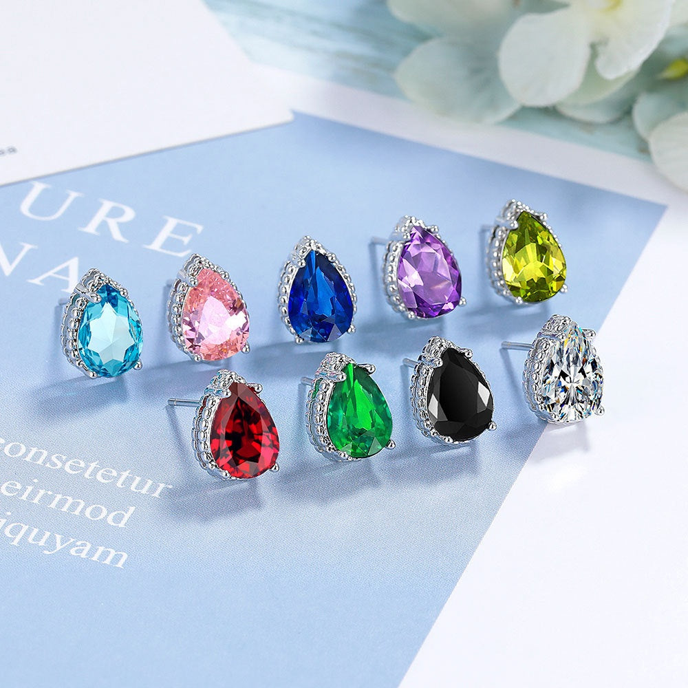 Cercei Eleganti de Cristal, Disponibil în Diverse Culori, Ideal pentru Orice Ocazie