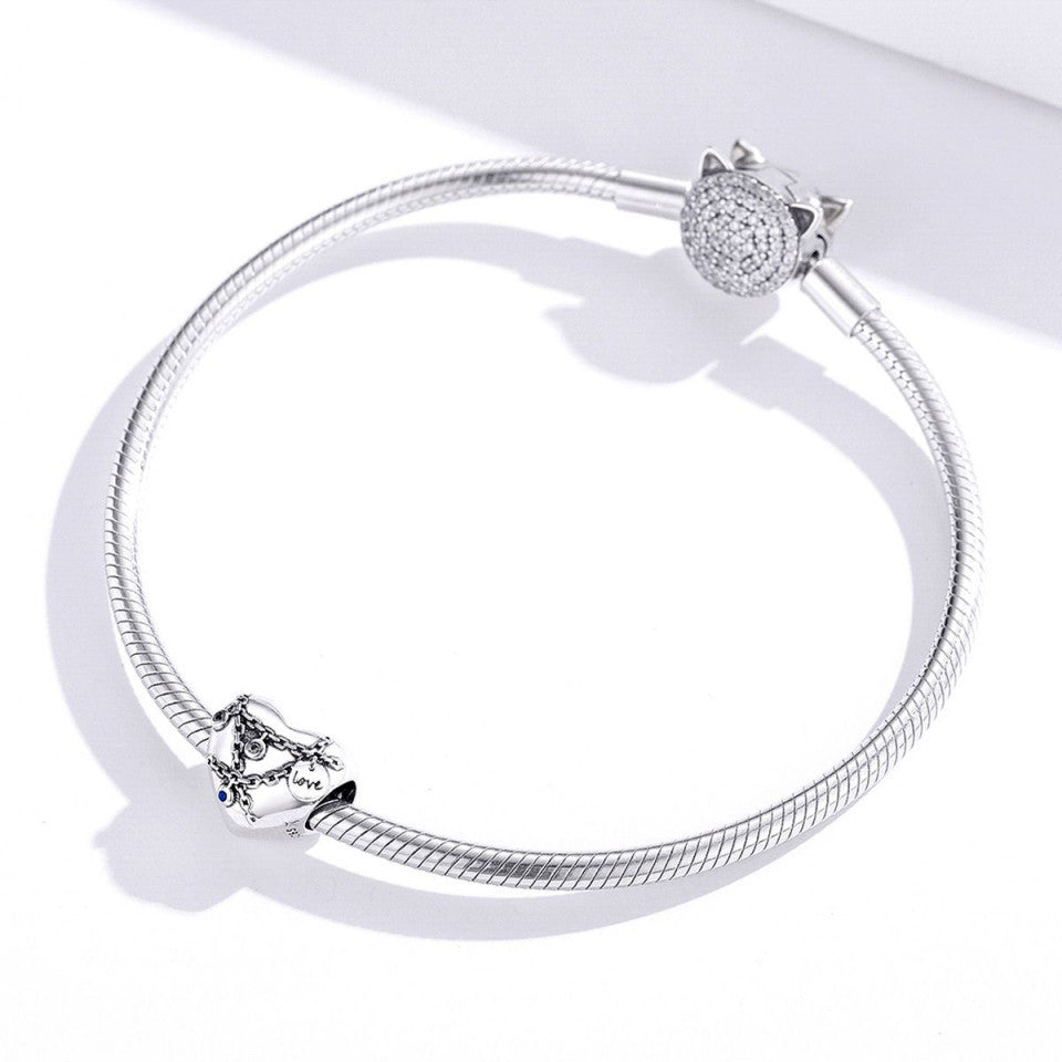 Charm Argint 925 -HEART Locker