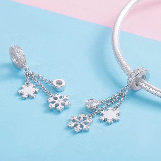 Charm Argint 925 -Snowflake