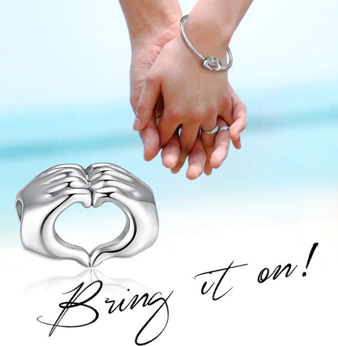Charm Argint 925 Maini - LOVE HEART