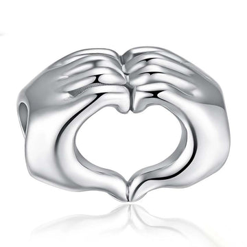 Charm Argint 925 Maini - LOVE HEART