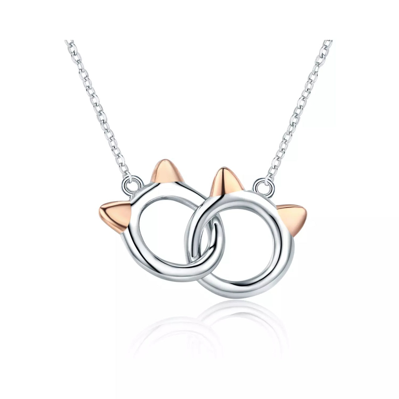 Colier din argint 925 Cat Handcuffs, Argint 925, Pentru Femei