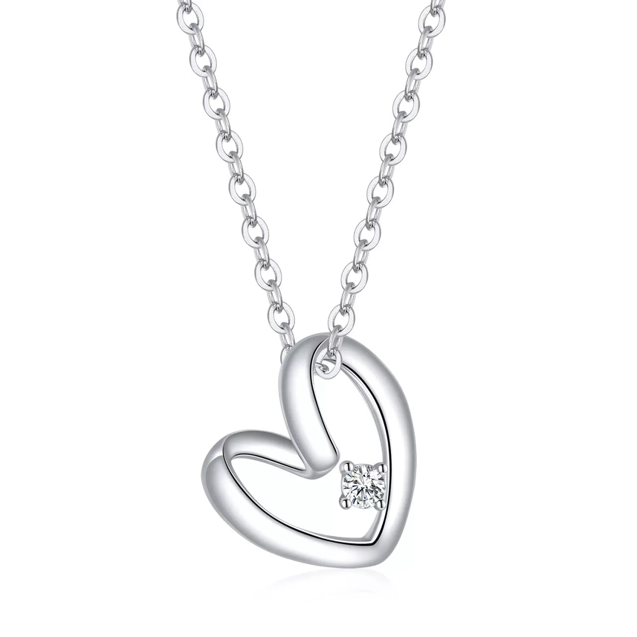 Colier din argint Always and Forever, Argint 925, Pentru Femei 1.89g