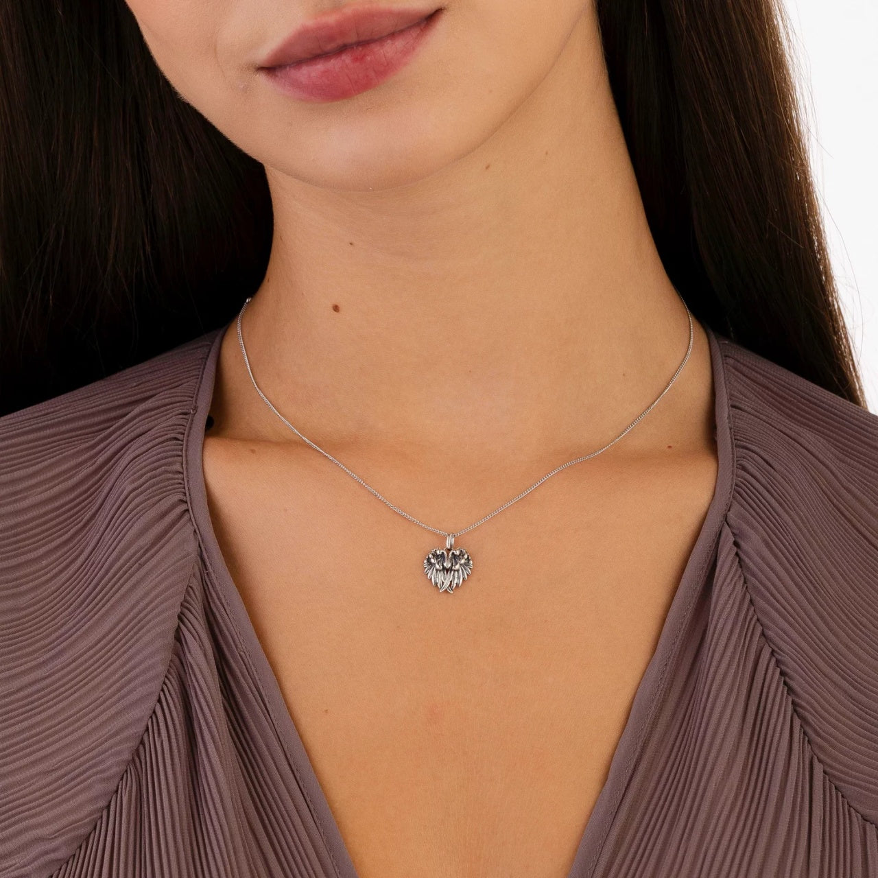 Colier din argint Angel Wings, Argint 925, Pentru Femei