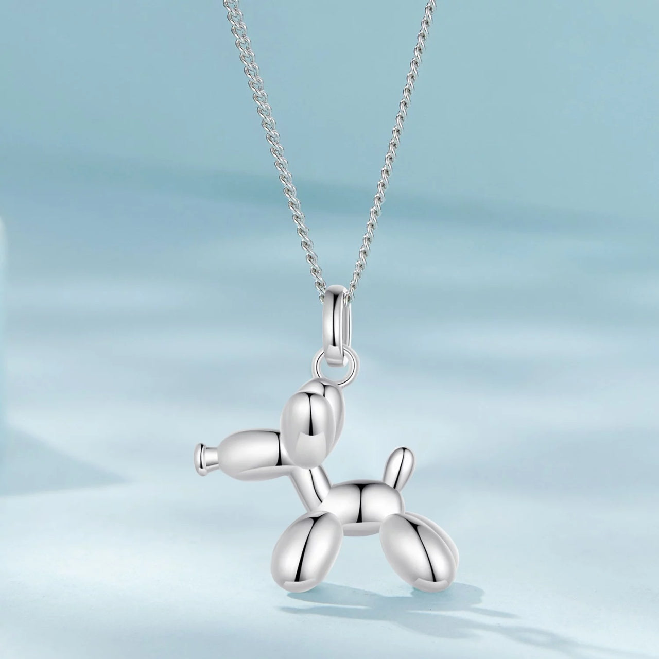 Colier din argint Balloon Puppy, Argint 925, Pentru Femei
