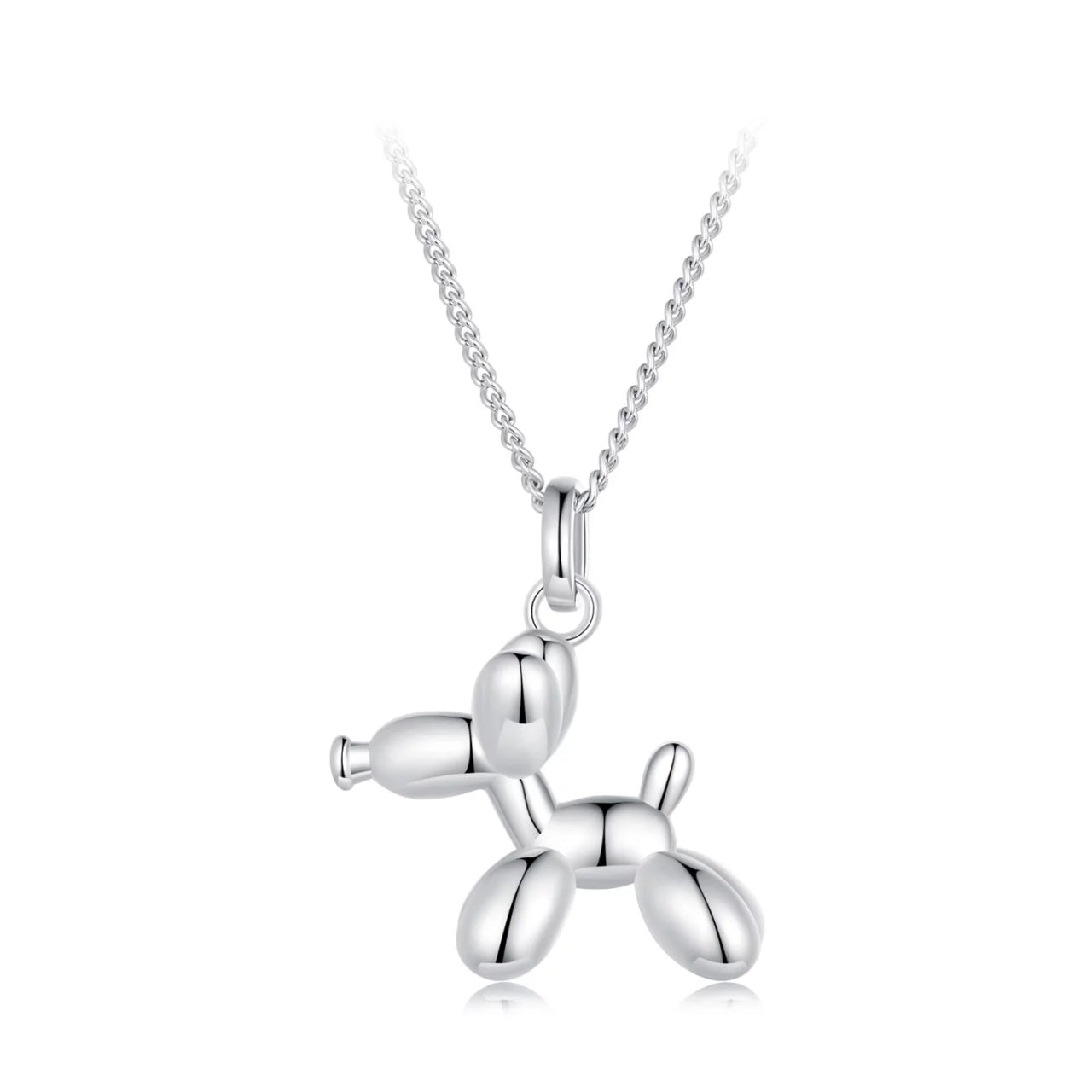 Colier din argint Balloon Puppy, Argint 925, Pentru Femei