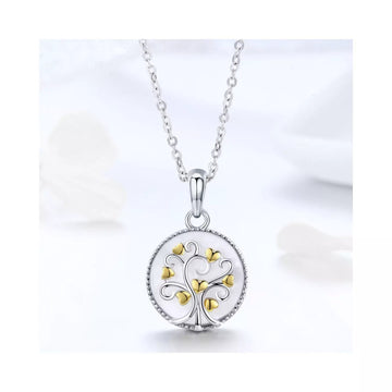 Colier din argint Beautiful Hearts Tree, Argint 925, Pentru Femei