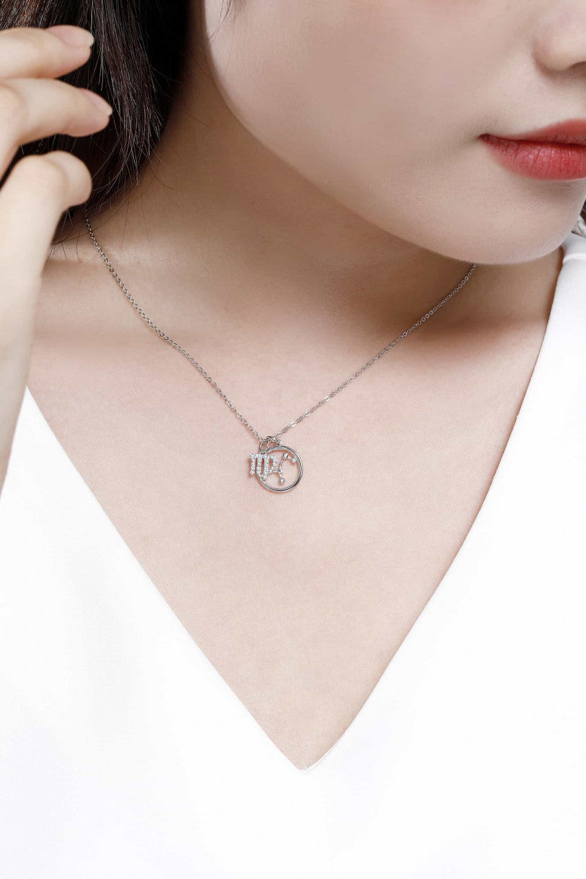 Colier Din Argint 925 Constelatia Fecioara Silver 2.6g