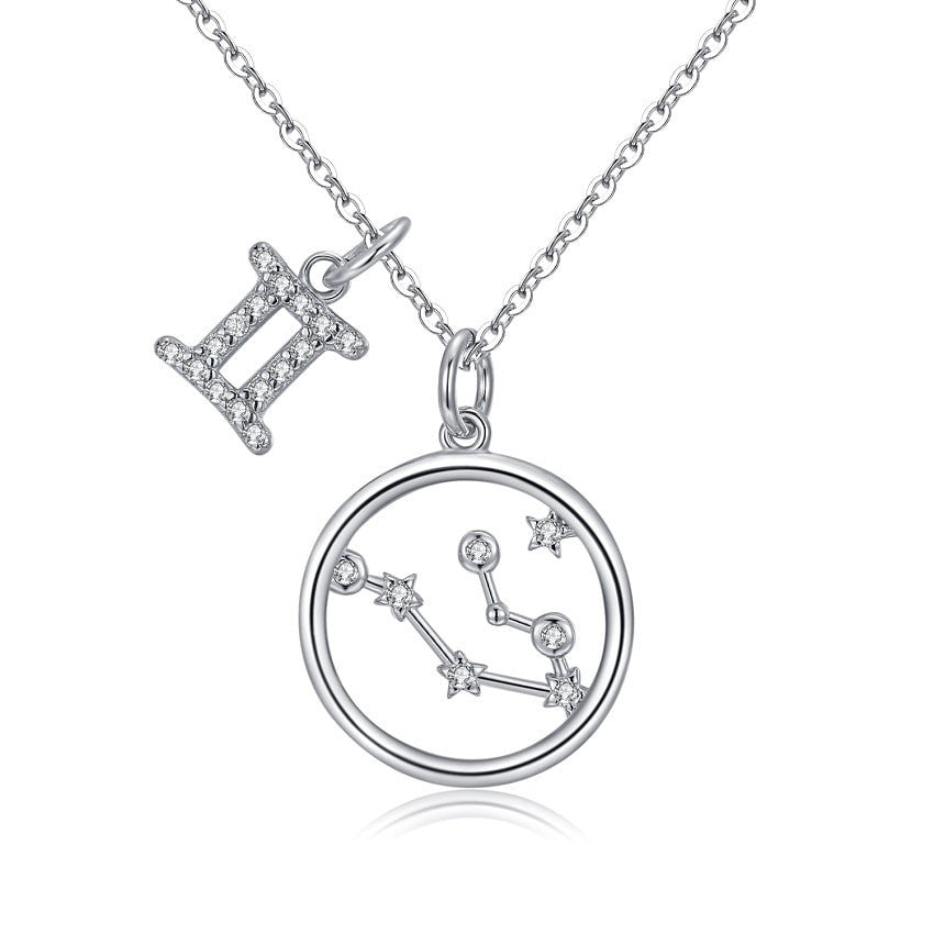 Colier Din Argint 925 Constelatia Gemeni Silver 2.6g