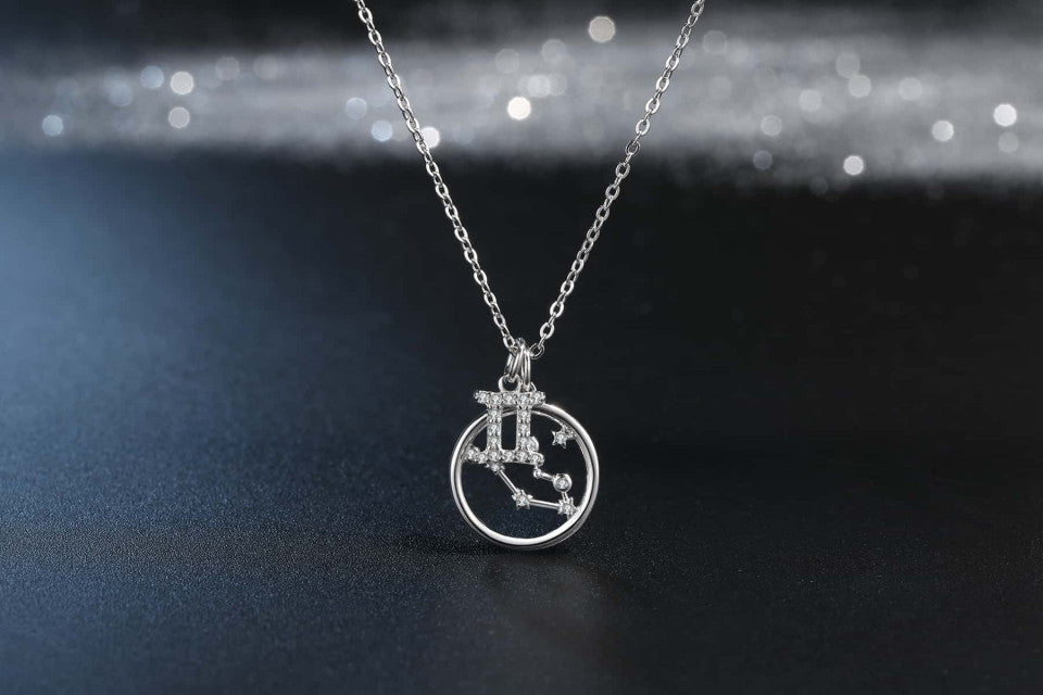 Colier Din Argint 925 Constelatia Gemeni Silver 2.6g
