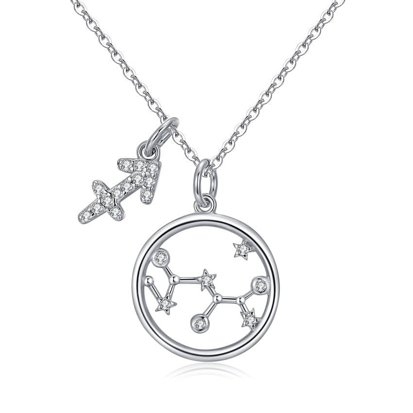 Colier Din Argint 925 Constelatia SAGETATOR Silver 2.6g
