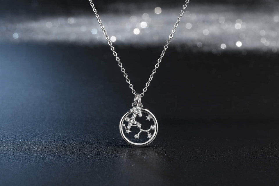 Colier Din Argint 925 Constelatia SAGETATOR Silver 2.6g