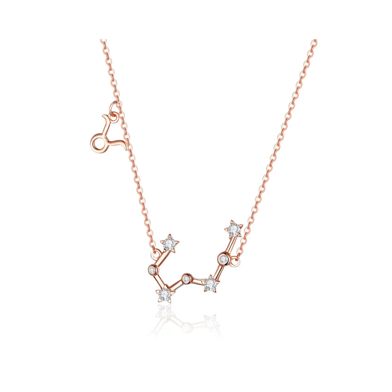 Colier Din Argint 925 Constelatia TAUR 2.6g