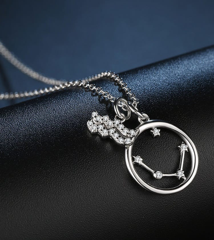 Colier Din Argint 925 Constelatia Varsator Silver 2.6g
