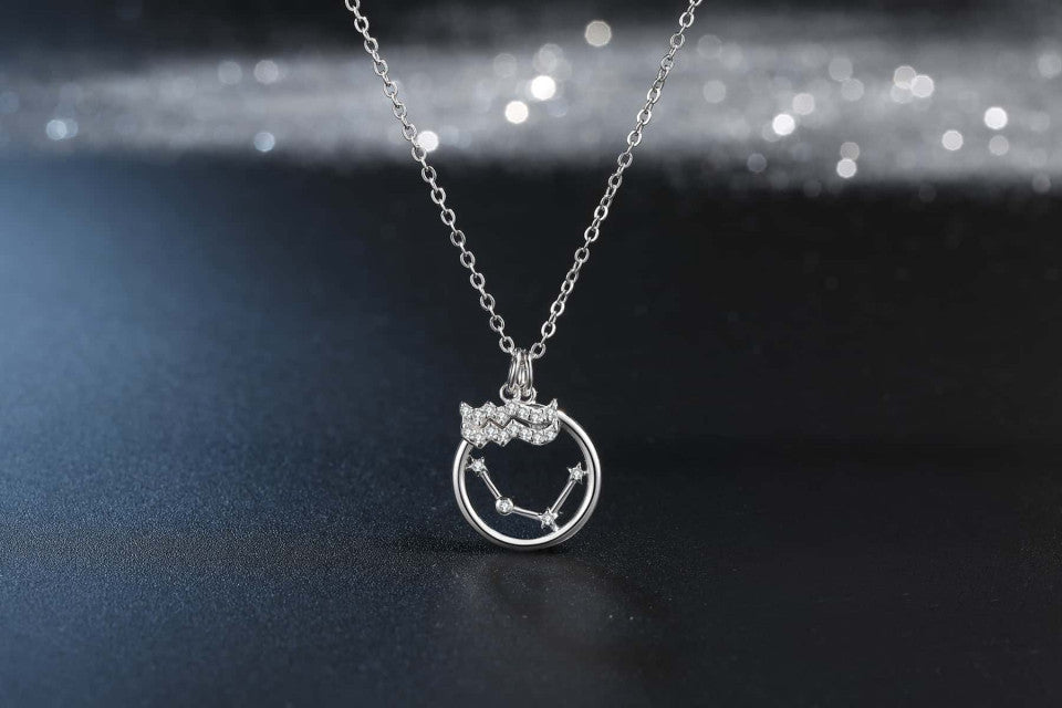 Colier Din Argint 925 Constelatia Varsator Silver 2.6g