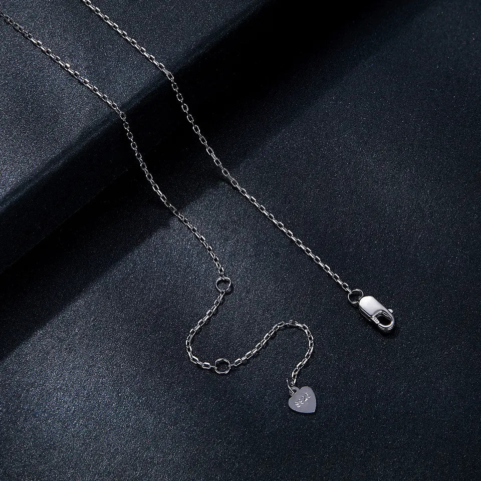 Colier din Argint 925 cu piatra Moissanite 2.2g