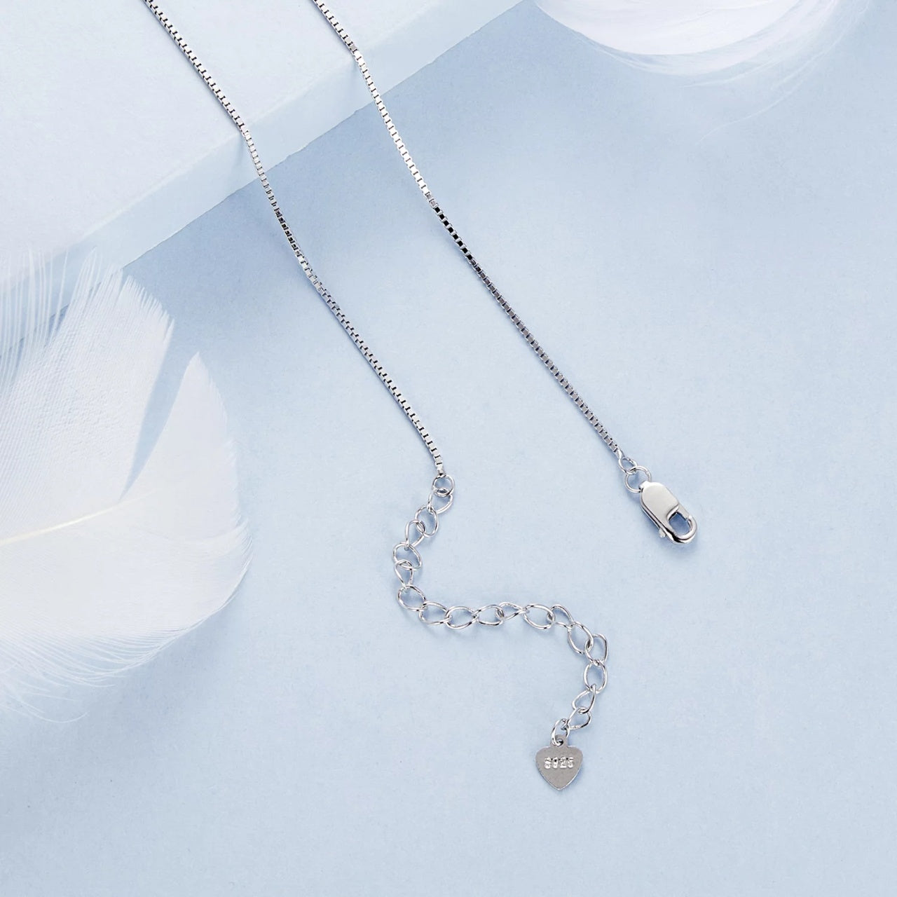 Colier din argint Delicate Crystals, Argint 925, Pentru Femei