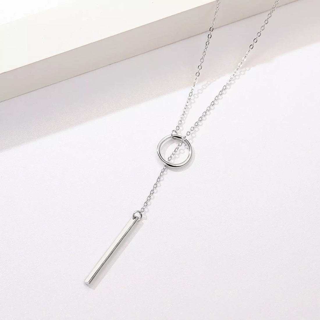 Colier din argint Double Chain Silver, Argint 925, Pentru Femei
