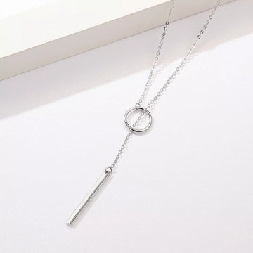 Colier din argint Double Chain Silver, Argint 925, Pentru Femei