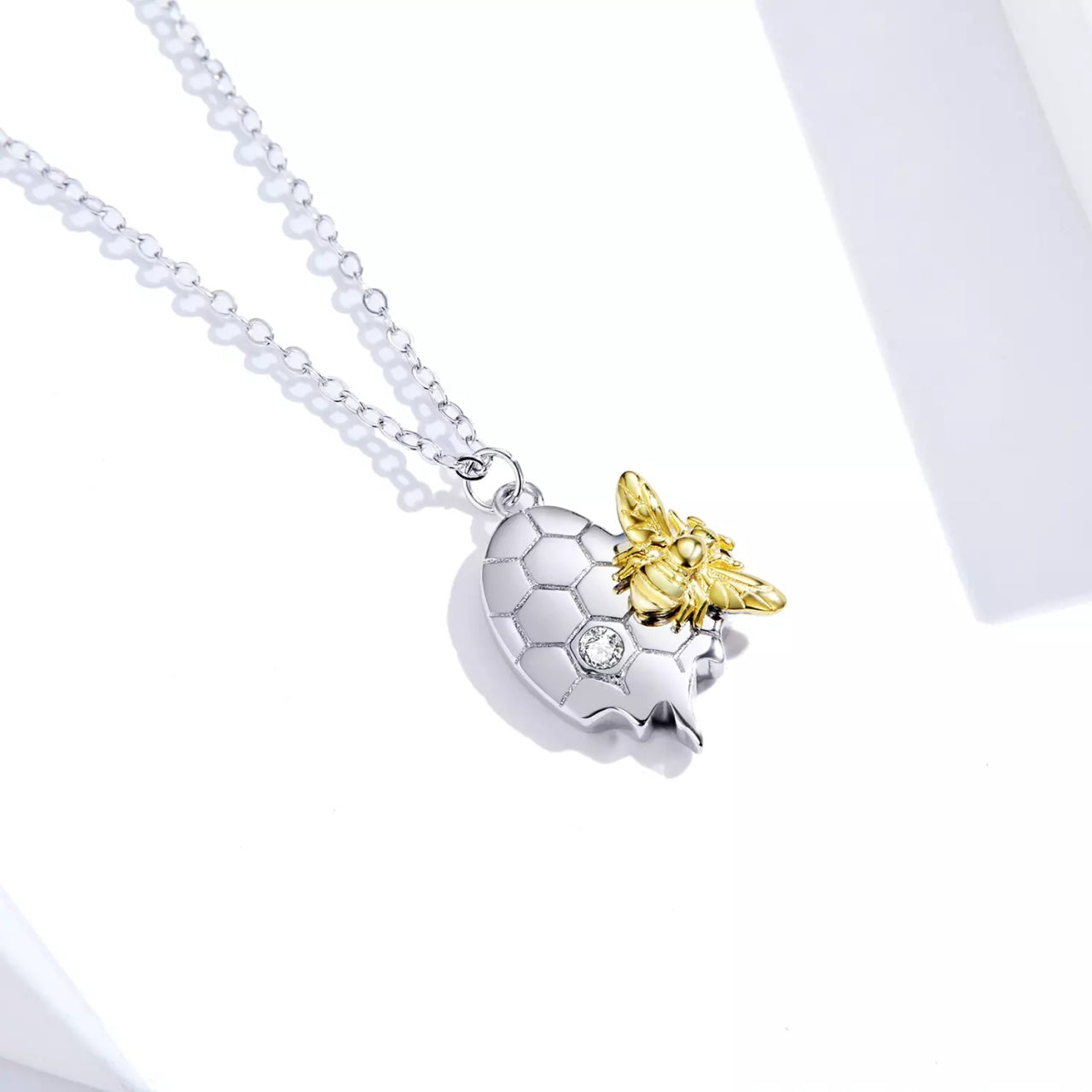 Colier din argint Funny Bee, Argint 925, Pentru Femei