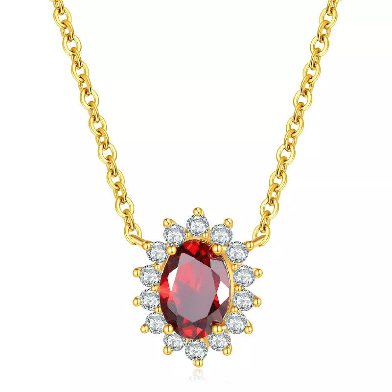 Colier Din Argint 925 Gold Red 1.9g