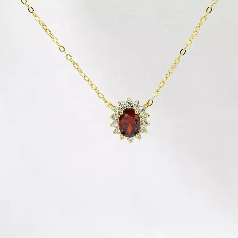 Colier Din Argint 925 Gold Red 1.9g