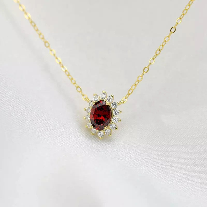 Colier Din Argint 925 Gold Red 1.9g