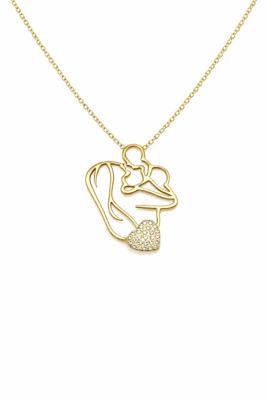 Colier din Argint 925 Happy Mom Gold 2.5g