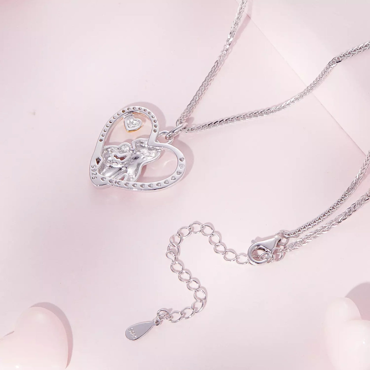 Colier din argint I Love My Baby, Argint 925, Pentru Femei
