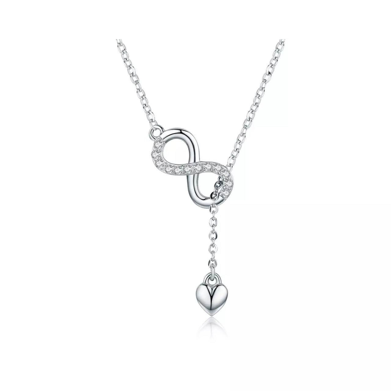 Colier din argint Infinite Love, Argint 925, Pentru Femei