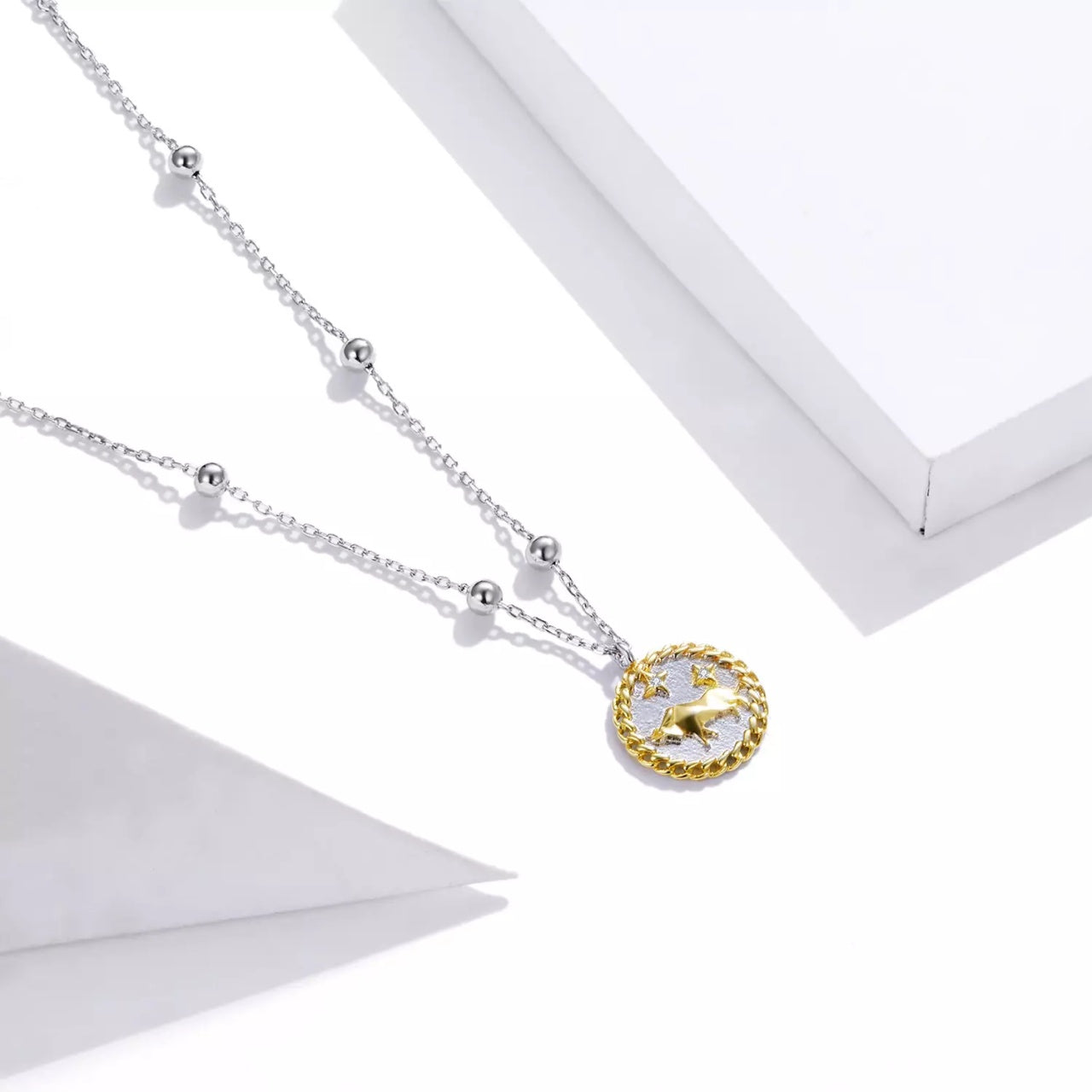 Colier din argint Lucky Zodiac, Argint 925, Pentru Femei
