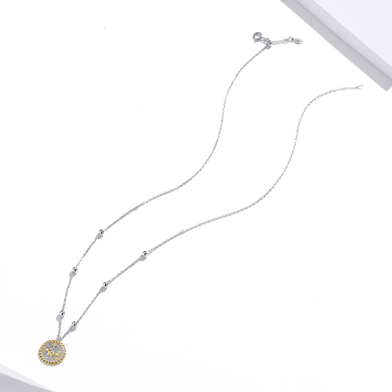 Colier din argint Lucky Zodiac, Argint 925, Pentru Femei