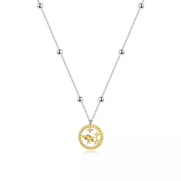 Colier din argint Lucky Zodiac, Argint 925, Pentru Femei