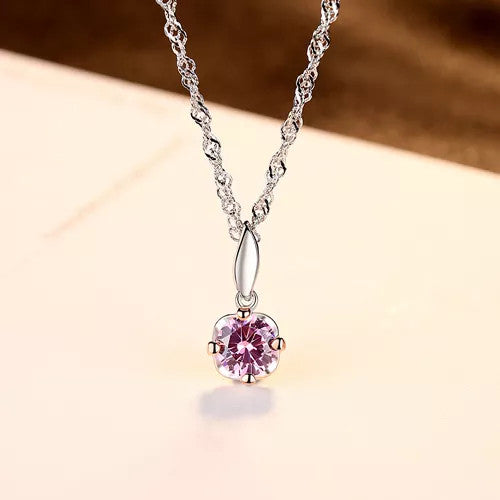 Colier din Argint 925 PINK Roz 3.10g