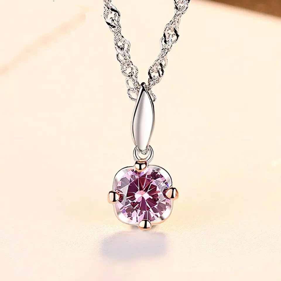 Colier din Argint 925 PINK Roz 3.10g