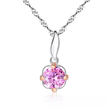 Colier din Argint 925 PINK Roz 3.10g