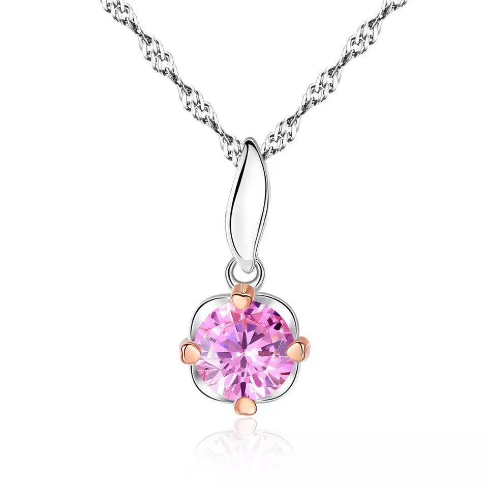 Colier din Argint 925 PINK Roz 3.10g