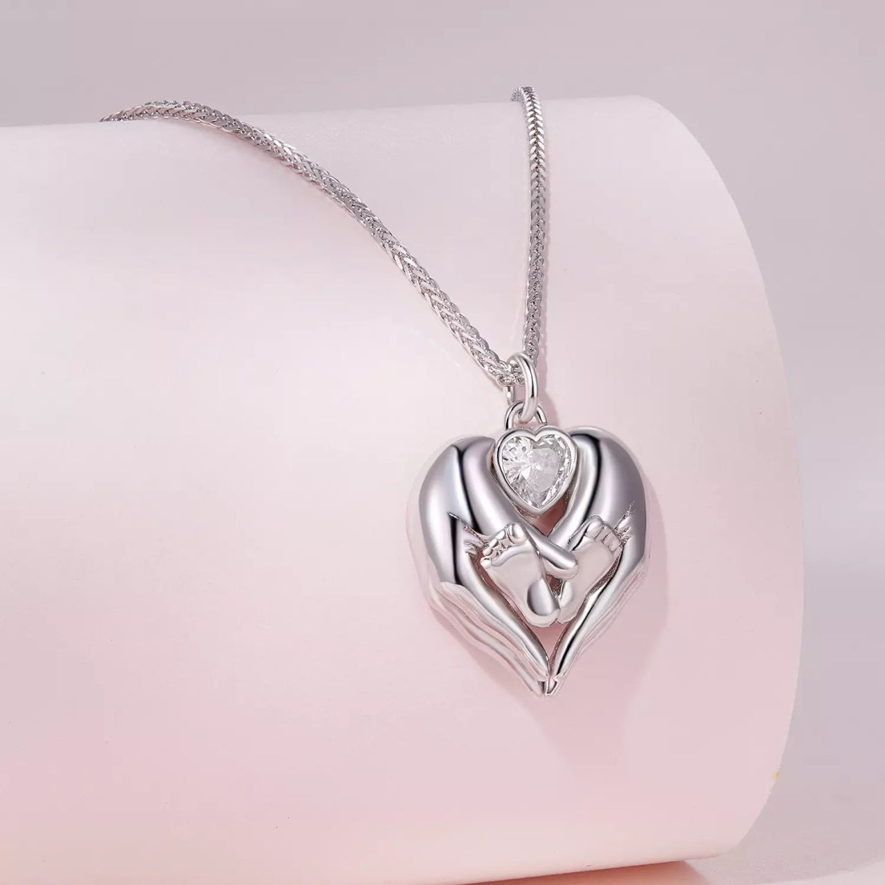 Colier din argint Protective Love, Argint 925, Pentru Femei