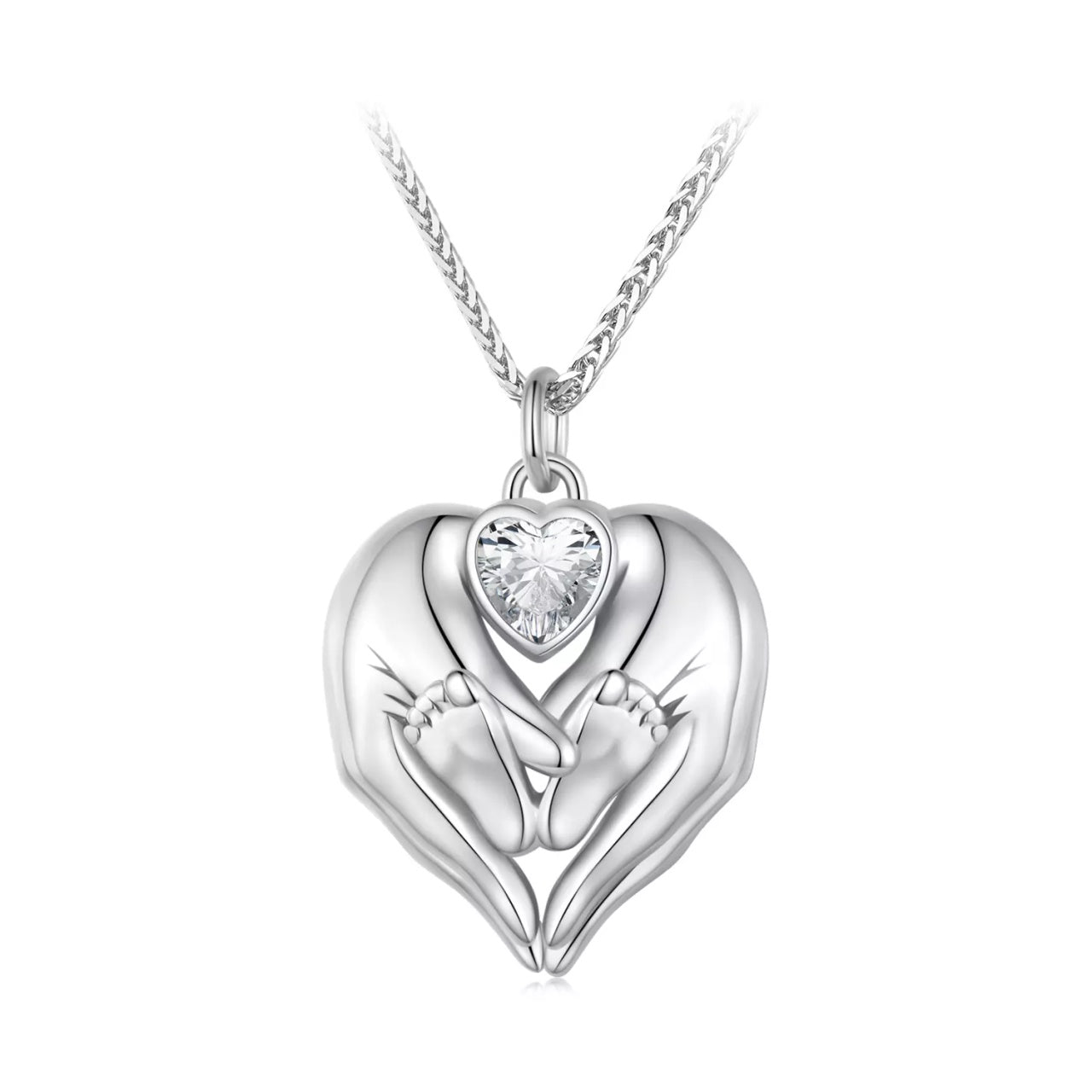 Colier din argint Protective Love, Argint 925, Pentru Femei