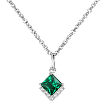 Colier Din Argint 925 Silver and Green