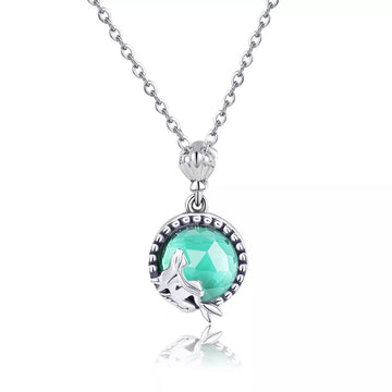 Colier din argint Silver Glass Mermaids, Argint 925, Pentru Femei